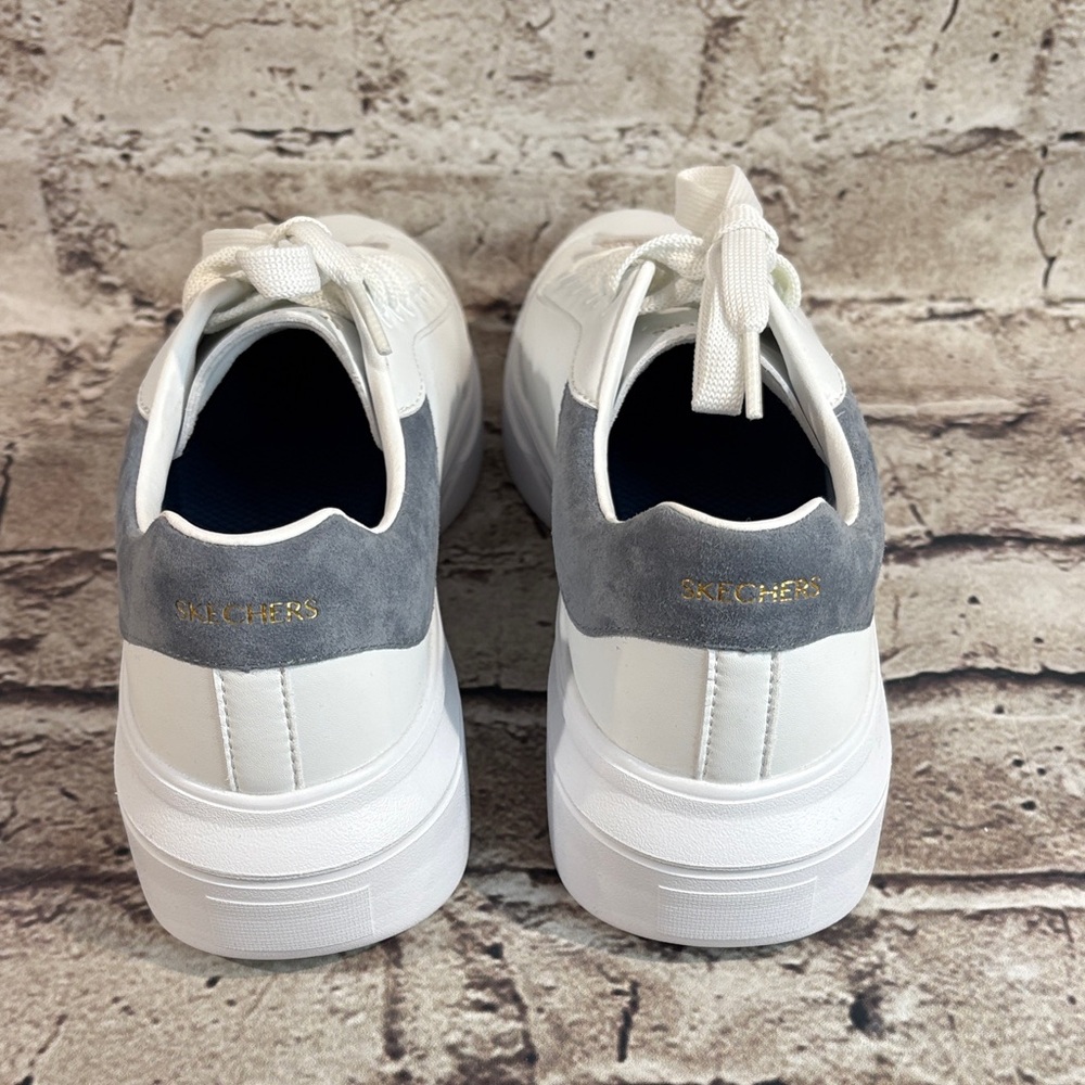 NWOT- Skechers Court Classics White Sneakers - Picture 3 of 10